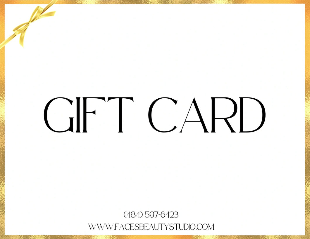 FACES BEAUTY STUDIO GIFT CARD